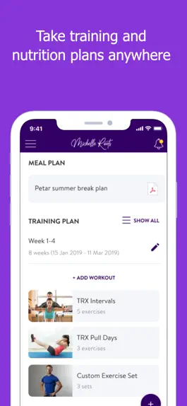 Game screenshot Michelle Roots Fitness App hack
