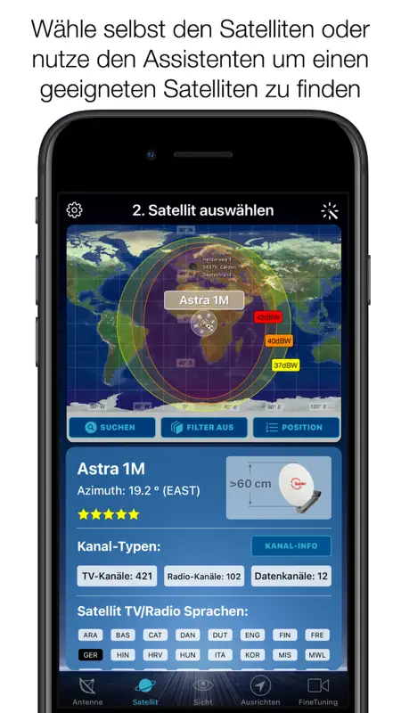 SatFinder screenshot 4 of 10