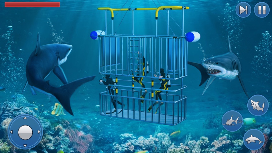 #1. Survival Underwater Shark Game (iOS) Bởi: Umar Dilawar