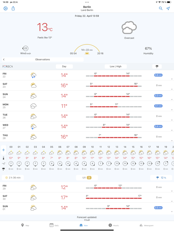 Foreca Weatherのおすすめ画像1