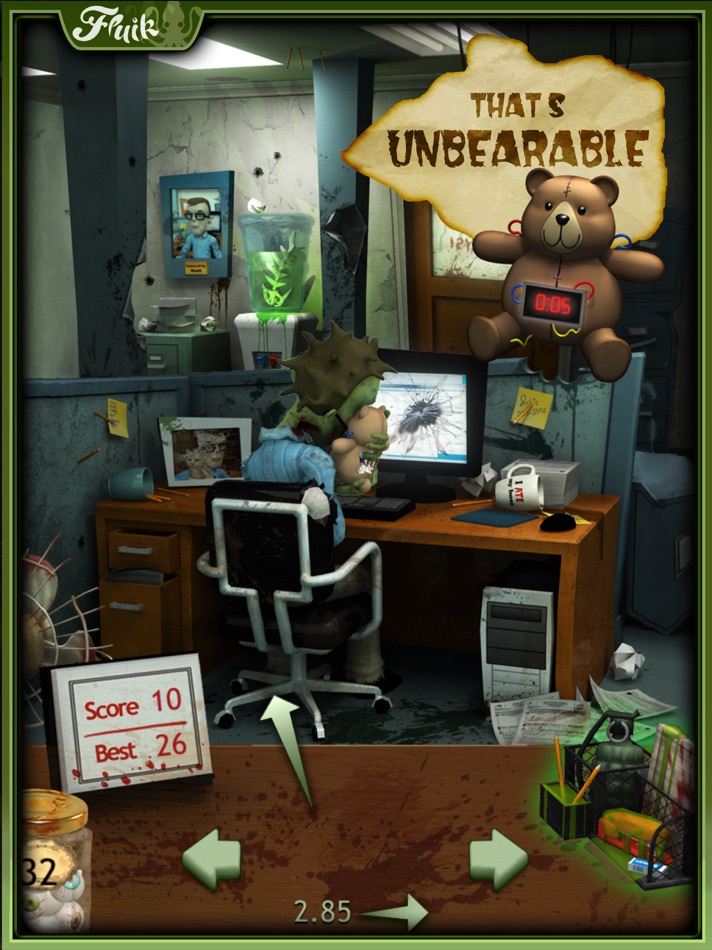 #4. Office Zombie for iPad (iOS) 由: Fluik