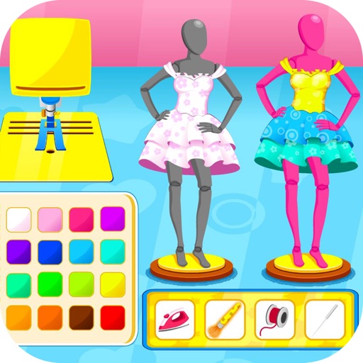 Fashion studio designer game Icon