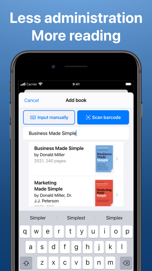 #5. Reading Time - Book Tracker (iOS) 由: UX First