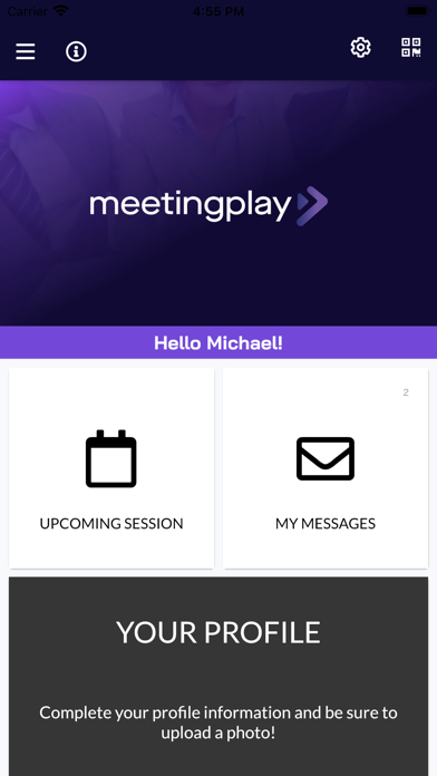 MeetingPlay Hybrid Events Screenshot