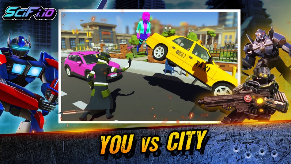 #1. SciFi.io Robot Battle Game IO (iOS) Podle: Vipera Games sp. z o.o.