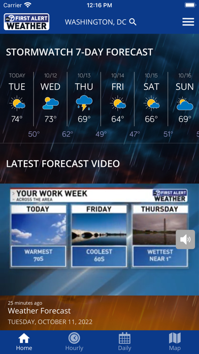 7NewsDC First Alert Weather Screenshot