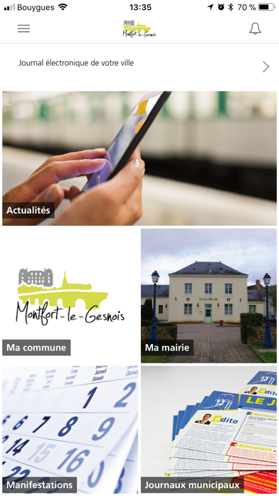 Montfort le Gesnois iPhone screenshot