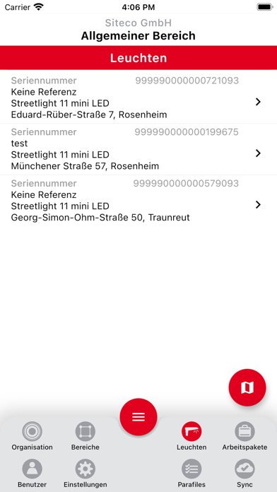 Siteco iQ Screenshot