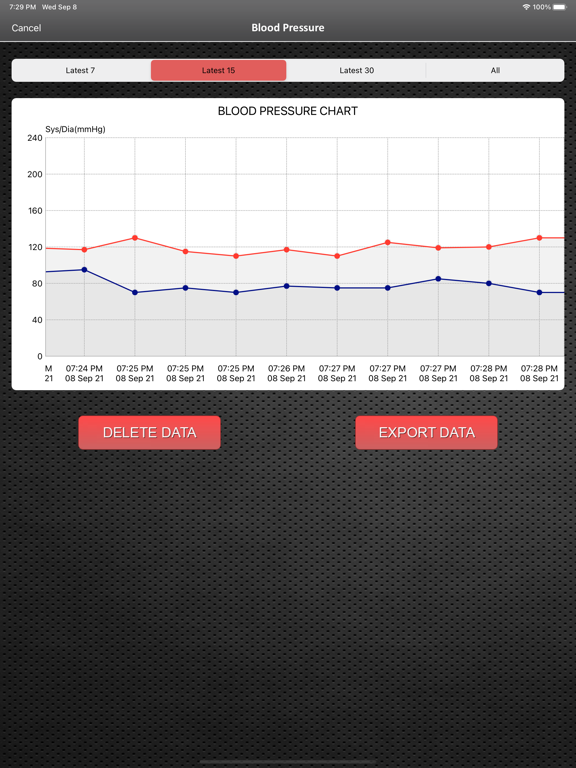 Screenshot #5 pour Blood Pressure Checker