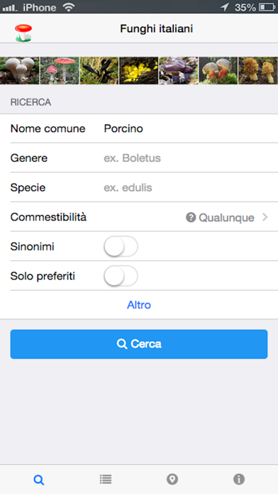 Funghi italiani Screenshot