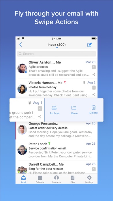 Zoho Mail - Email and Calendar Screenshot