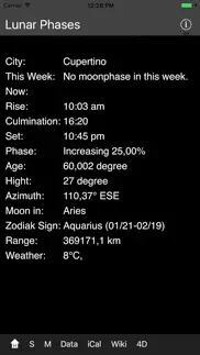 lunar phases iphone screenshot 4