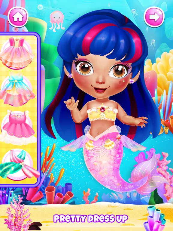 Screenshot #4 pour Jeux de princesse: Baby Sirène