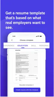 resume builder: pdf resume app iphone screenshot 3