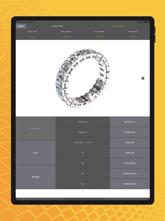 Screenshot #4 pour EZ-Eternity Jewelry Calculator