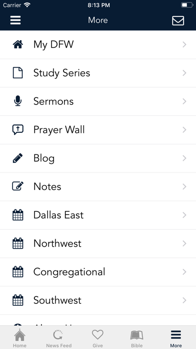 DFW Church of Christ Screenshot