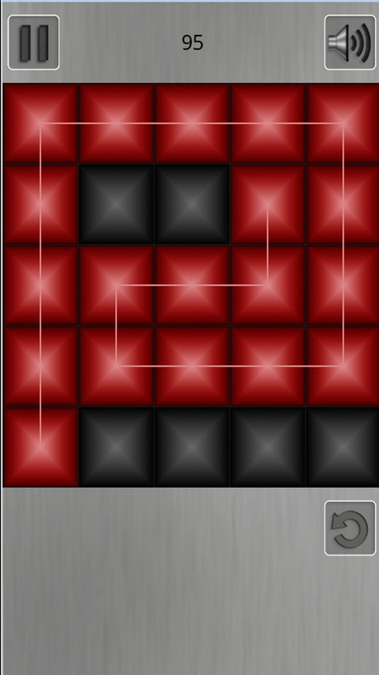 #2. ZigZag Puzzle. Red and black (iOS) Podle: Ruslan Goncharenko