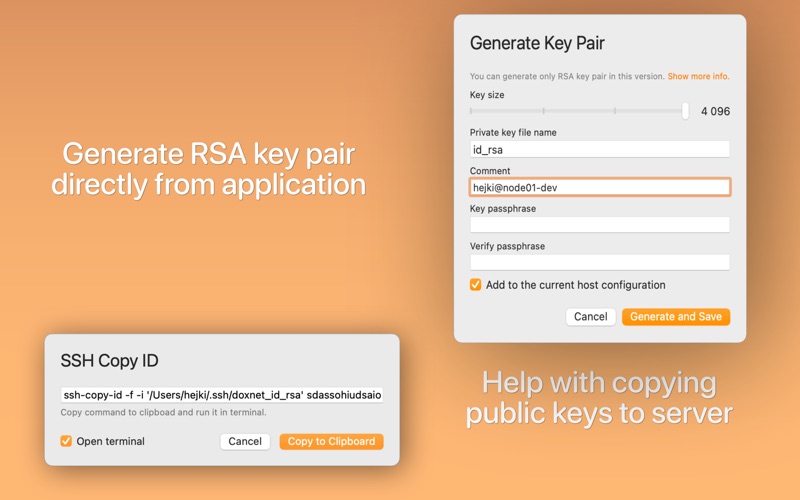 Screenshot #3 pour SSH Config Editor