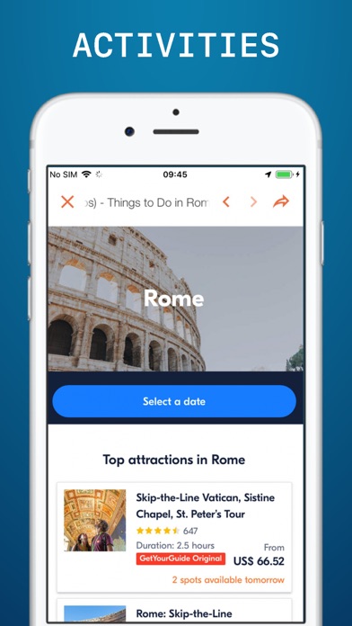 Rome Travel Guide . Screenshot