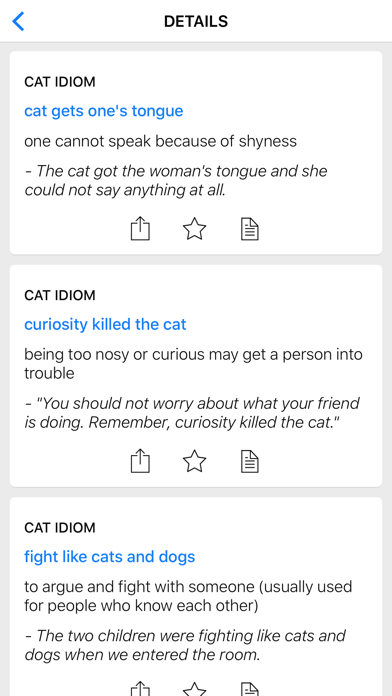 Eyes & Animal idioms Screenshot