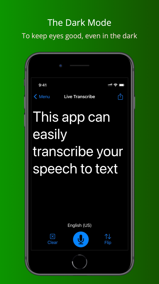 #4. Live Transcribe + (iOS) 게시자: Zerovik