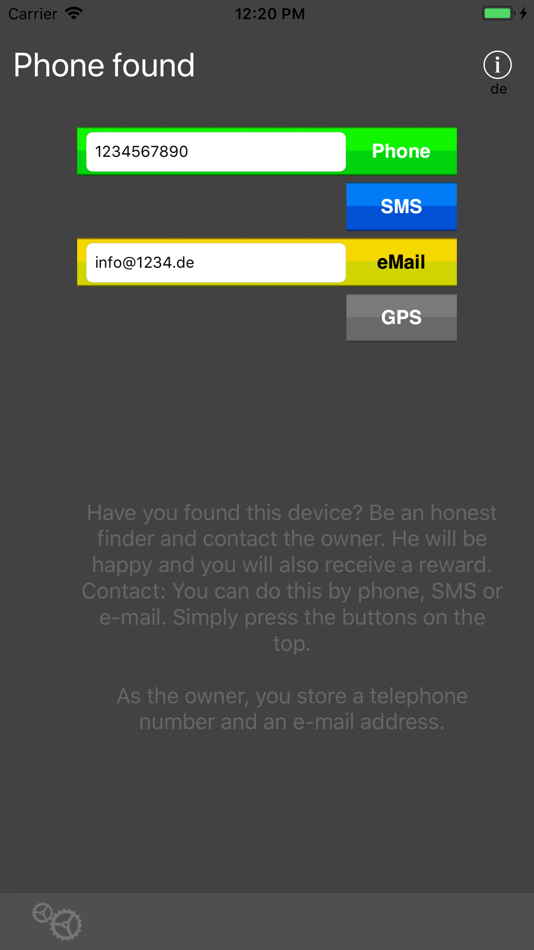 #1. Phone found (iOS) 由: Kai Bruchmann