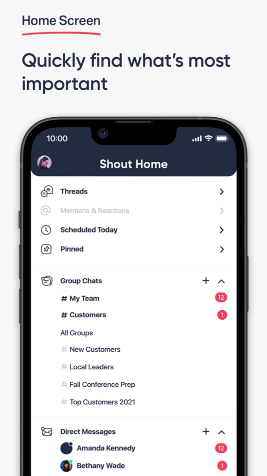 #5. The Shout App (iOS) Ved: Micro Enterprise Technologies LLC