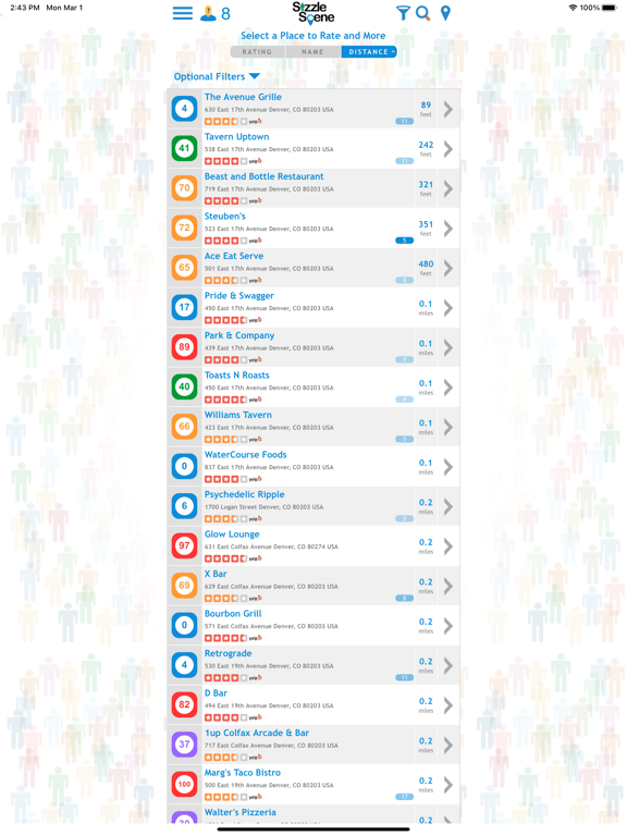 Screenshot #4 pour SizzleScene - RADAR 4 Crowds!