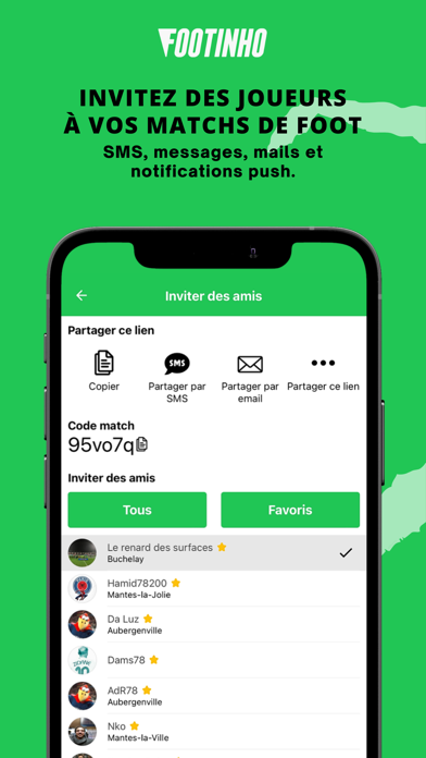 Screenshot #1 pour Footinho