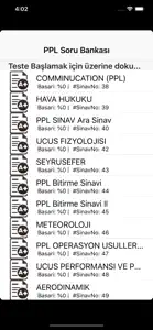 PPL Soru Bankasi Pilotaj Quiz screenshot #1 for iPhone