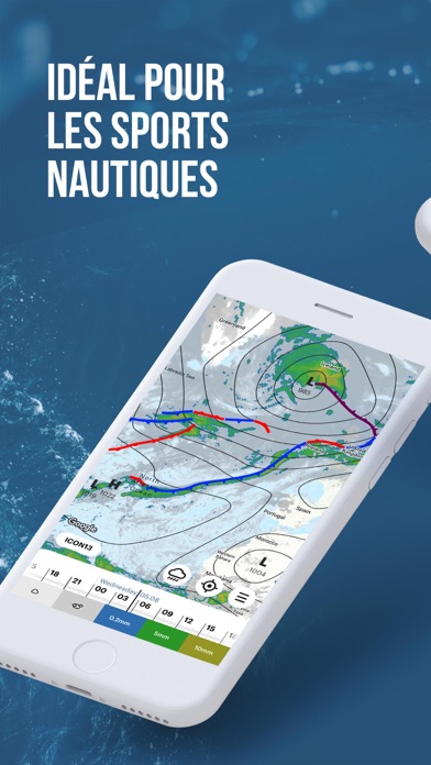 Screenshot #2 pour WindHub: météo marine et carte