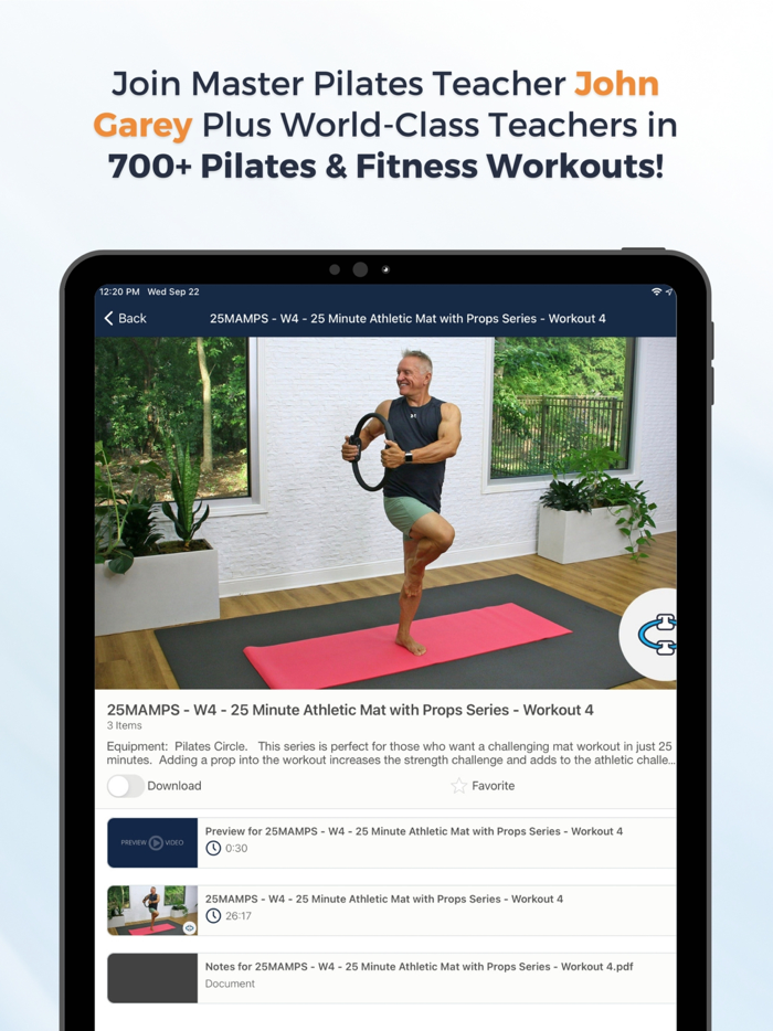 John Garey TV  Online Pilates