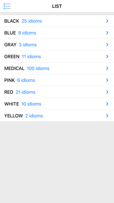 Medical & Color idioms Screenshot
