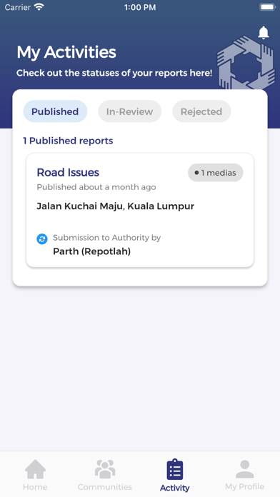 RepotLah! - Your Voice. Screenshot
