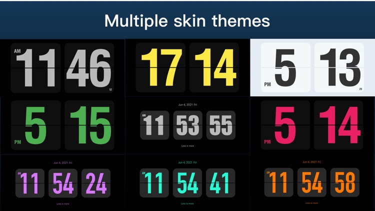 Flip Clock - digital widgets screenshot-3