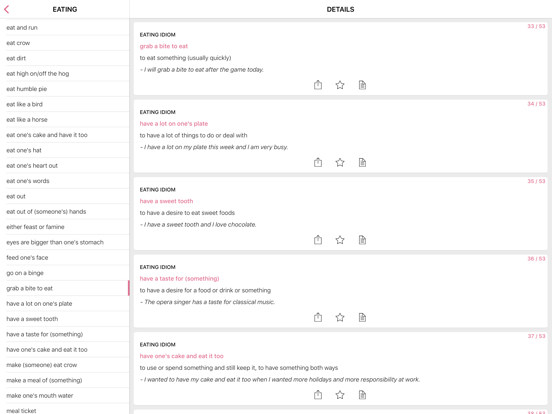 Screenshot #5 pour Sports Food idioms in English