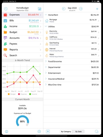 HomeBudget Lite (w/ Sync)のおすすめ画像1