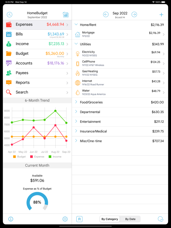 HomeBudget Lite (w/ Sync)のおすすめ画像1