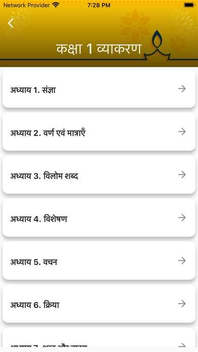 Class 1 Hindi Grammar Vyakaran Screenshot