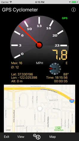 Game screenshot GPS Cyclometer mod apk