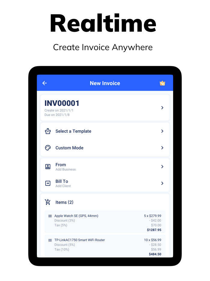 My Invoice Maker - Invoices