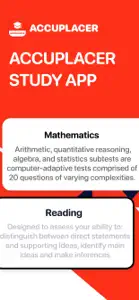 Accuplacer Study Exam App screenshot #1 for iPhone