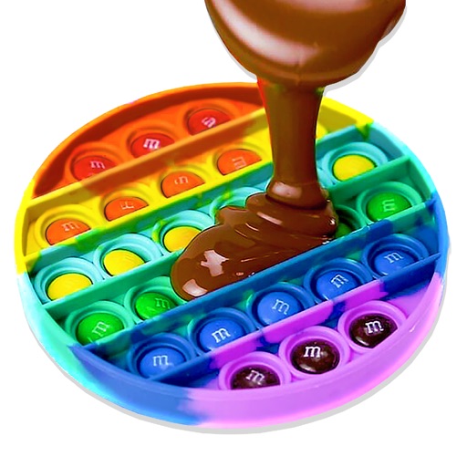 Chocolate Pop It DIY Games iOS App