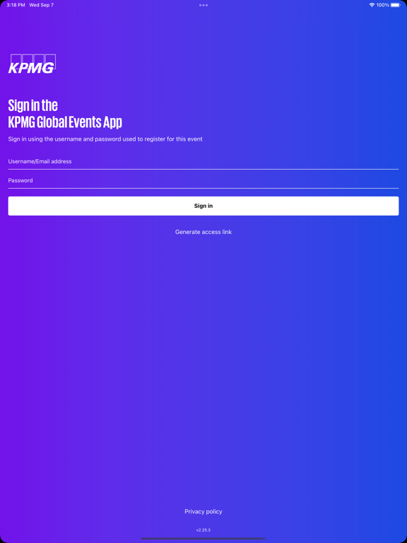 Screenshot #4 pour KPMG Global Events