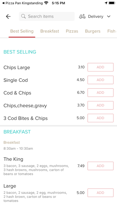 Lucas Pizza Chepstow Screenshot