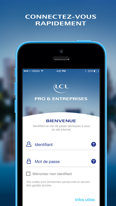 Pro & Entreprises LCL Screenshot