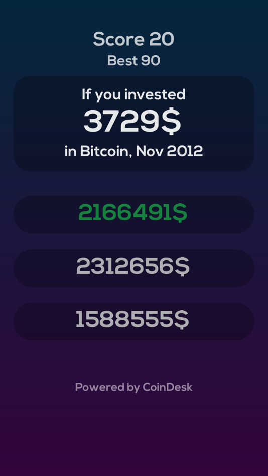 #2. Bitcoin Price Guess Quiz (iOS) 由: Jan Brelje