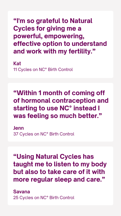 Natural Cycles: Birth Control Screenshot