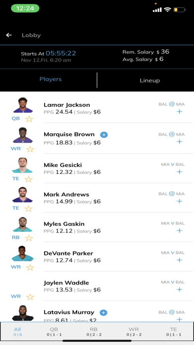 PickDraft Fantasy Sports Screenshot