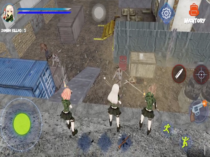 Anime Zombie Hunter Shooter 3D